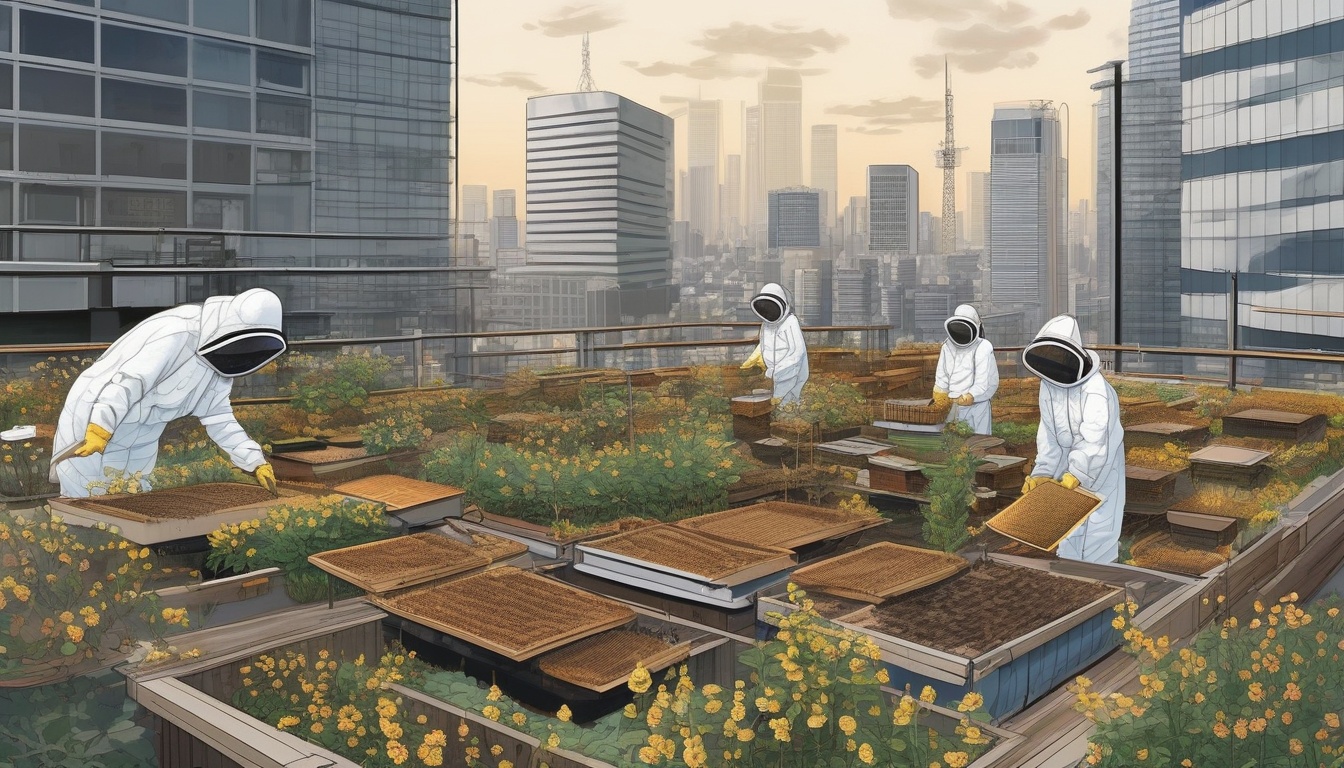 赤坂の屋上養蜂が示す都市農業の現在地と企業に広がる地域共生のイメージ