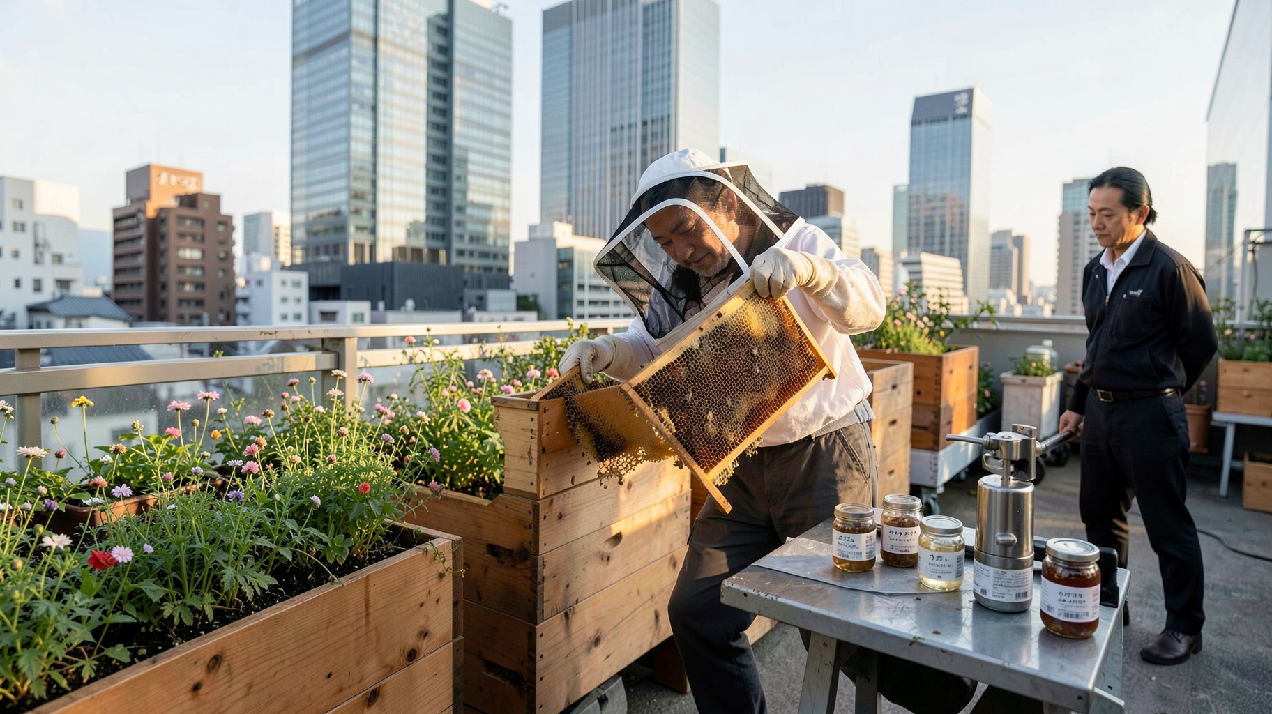 銀座の屋上養蜂が20年で示す都市生物多様性と地域ビジネスの可能性のイメージ